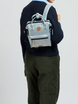 Rugzak Adventurer Gerecycleerd Polyester Cabaia Blauw adventurer XS-vue-porte